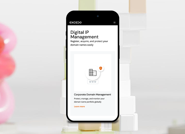Mobile website design created for Excedo, with strategic structure, consistent branding, responsive layout, and optimized user navigation.