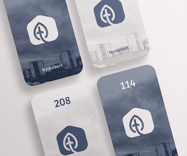 Visual identity of the BRF Catalinabacken and BRF Catalinahöjden brands, developed with branding guidelines, graphic consistency, and a strategic communication approach.